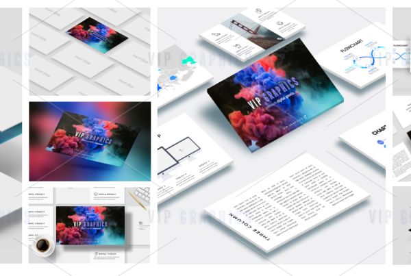 Slides Perspective Mockup Bundle