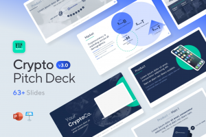 Crypto Pitch Presentation Template Slide Deck | VIP.graphics