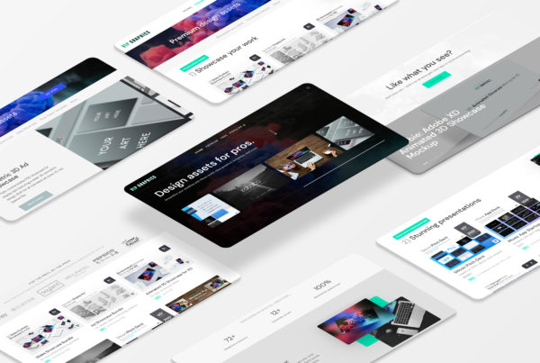 Perspective Website Mockup PSD Desktop (Preview) | VIP.graphics