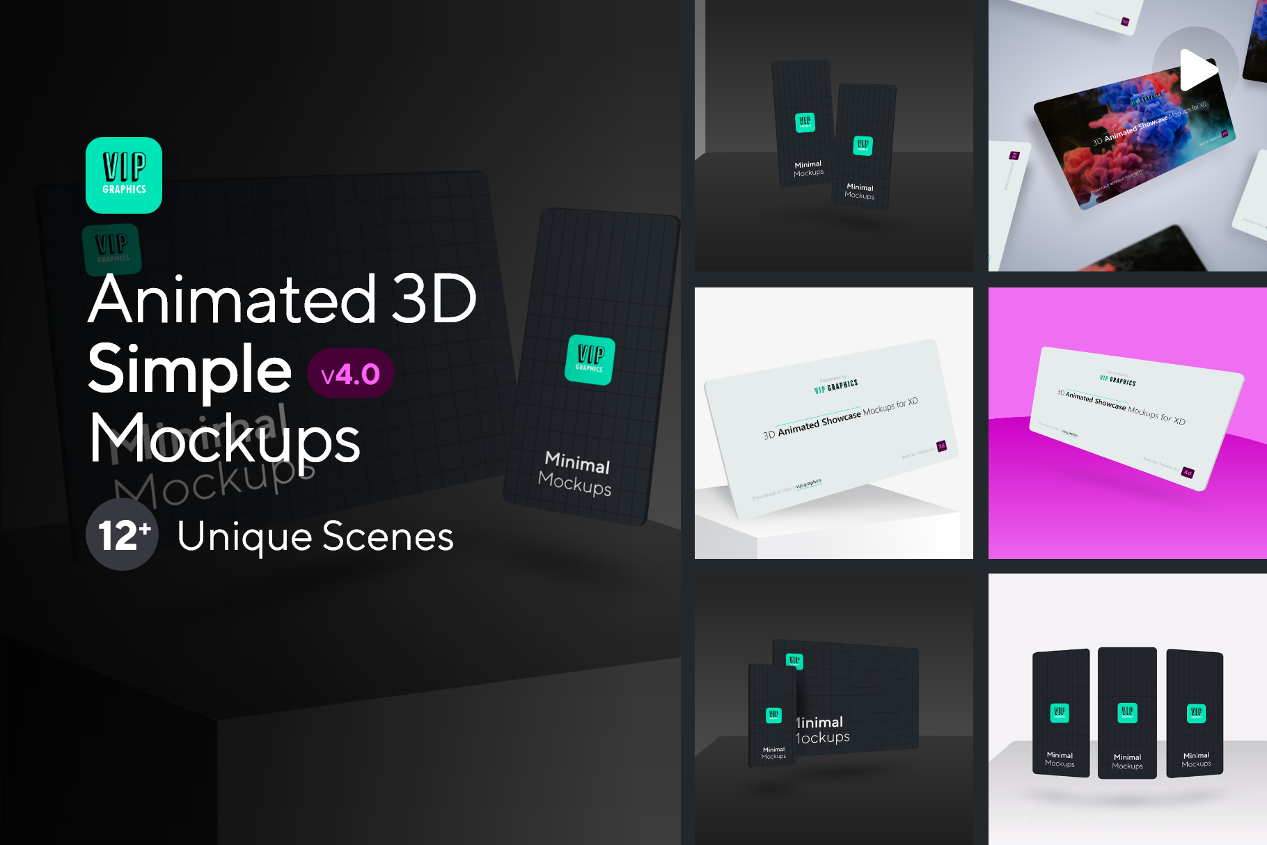 adobe xd mockup templates free