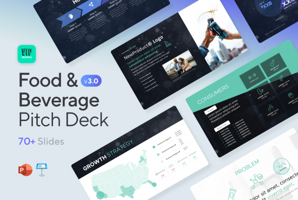 Food & Beverage Pitch Deck Template