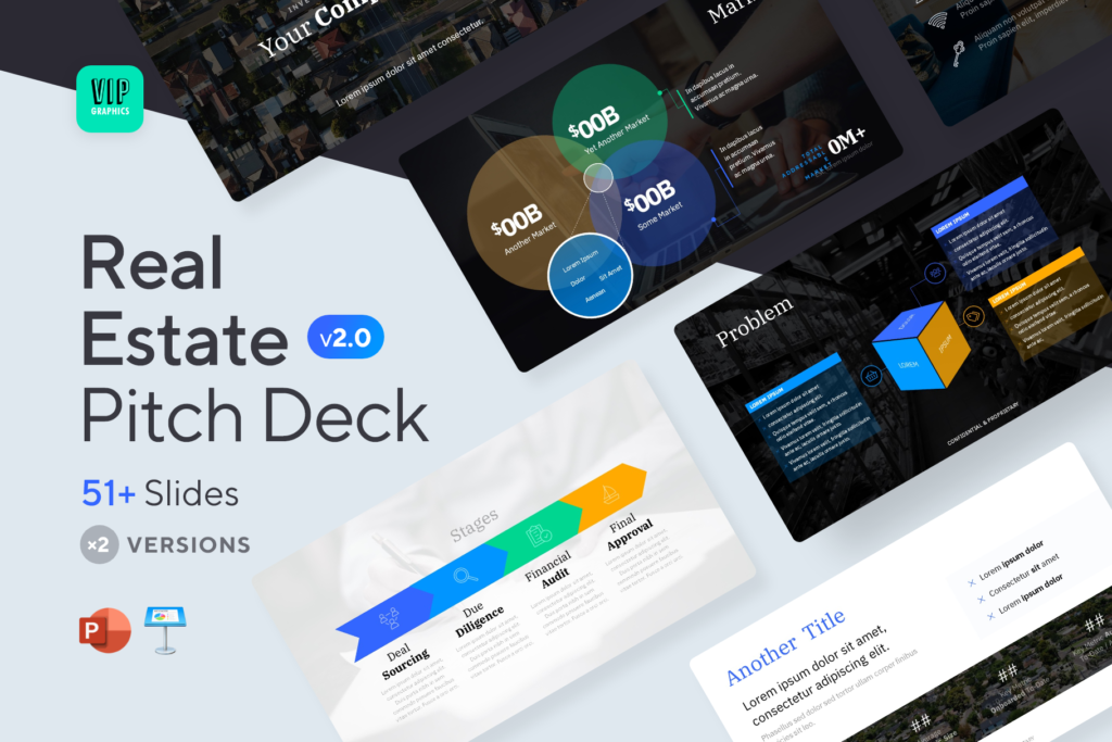 Real Estate Presentation Template for PowerPoint & Keynote| VIP.graphics
