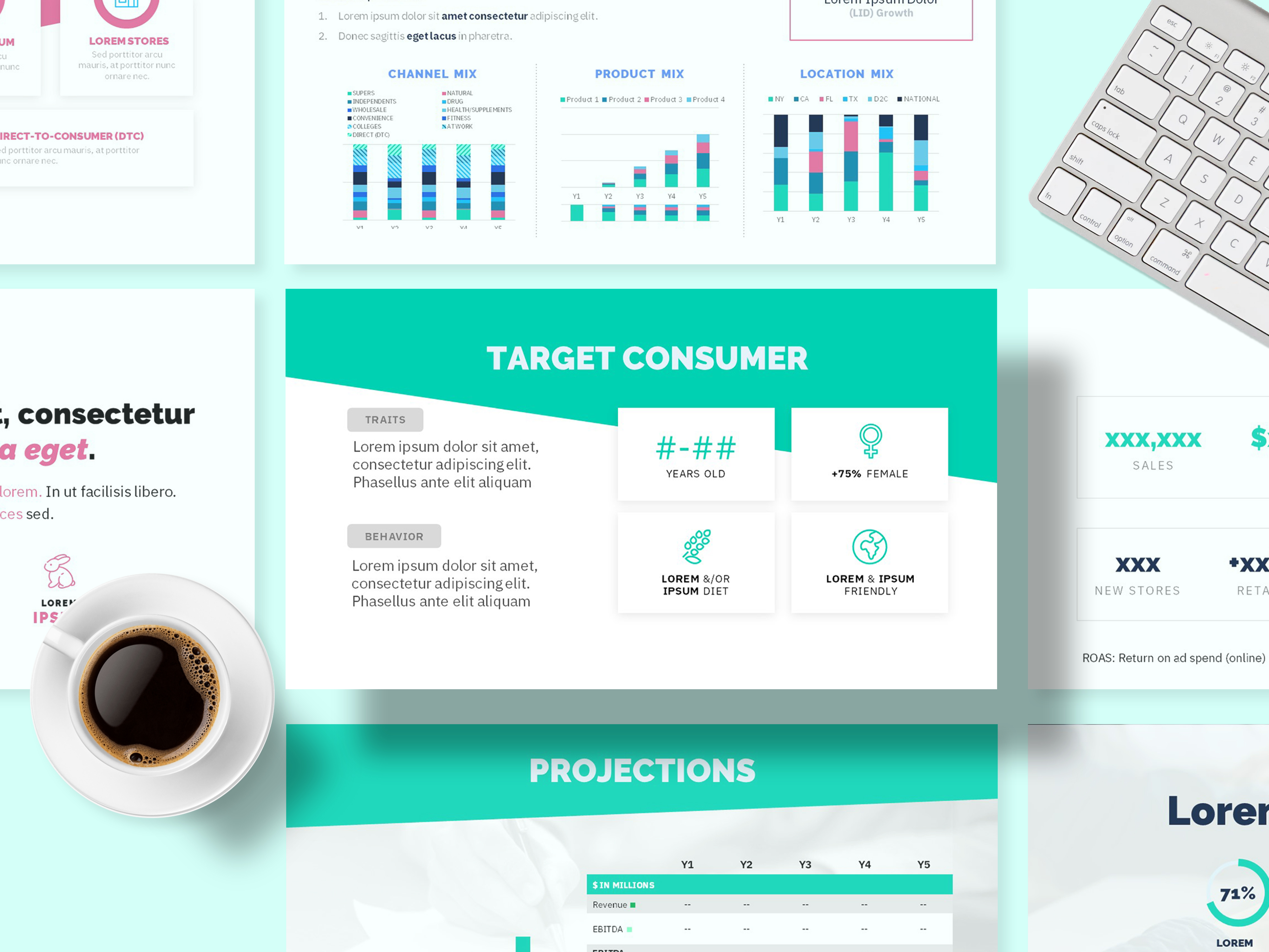 Food Industry Startup Pitch Deck Template
