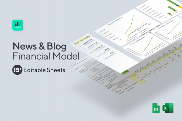 News/Blog: Financial Model / Projections Excel Template (Preview) | VIP.graphics