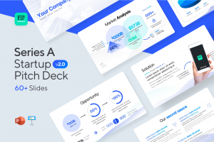 A pitch deck template for startups and founders | VIP.graphics