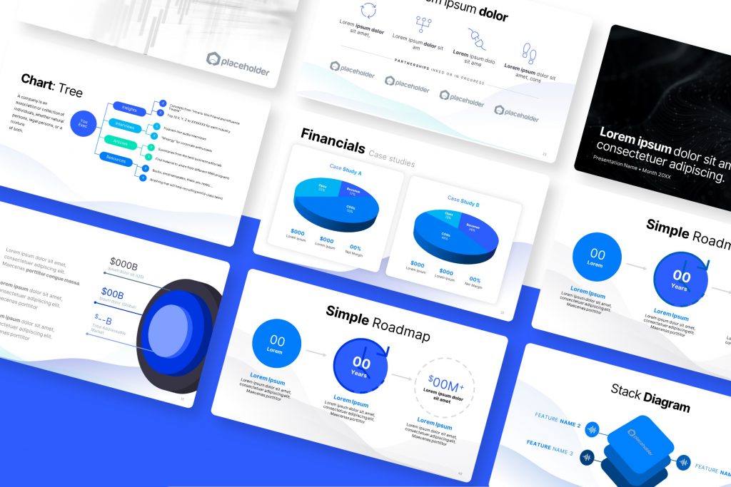 Slides & templates were designed to help startups create high-quality and impactful pitch decks | VIP.graphics