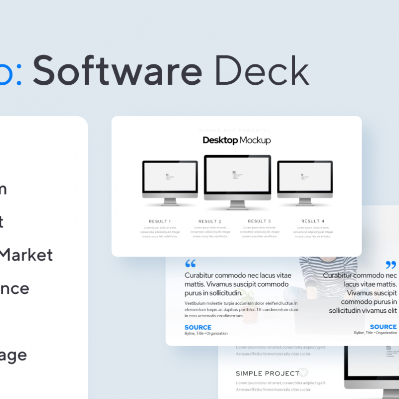 How to Create a Software / SaaS Pitch Deck | VIP.graphics