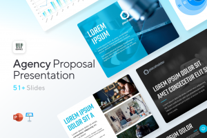 Agency Proposal 4:3 Presentation Template for PowerPoint & Keynote - Strategies, Services, Infographics | VIP Graphics