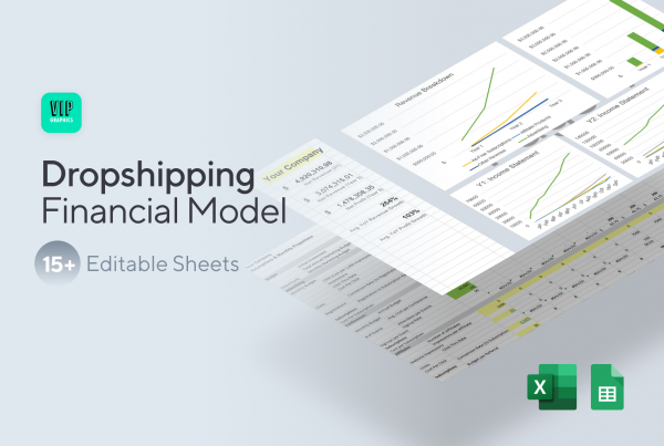 Dropshipping Financial Model Template