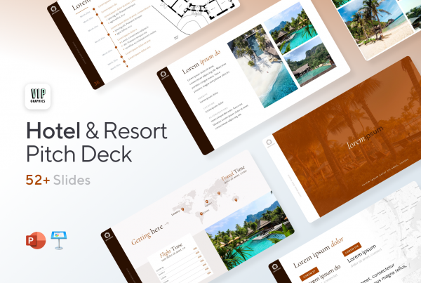 Hotel & Resort - Travel Pitch Deck Template for PowerPoint & Keynote | VIP Graphics