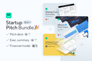 Startup Pitch Bundle: Pitch Deck + Executive summary + Financial model | VIP.graphics