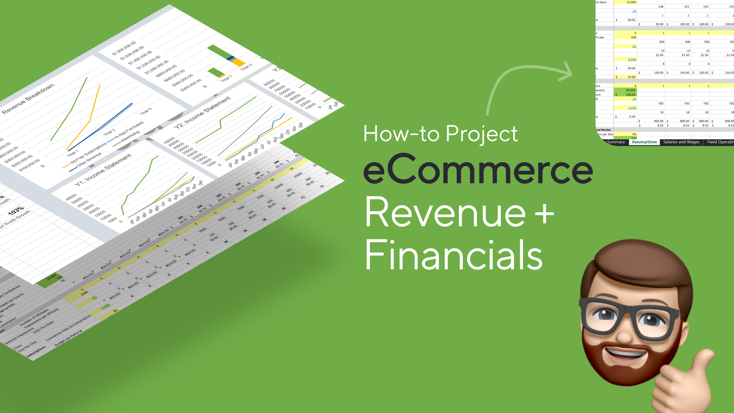 (Video) How-To: eCommerce Revenue & Financial Projections with Excel or Google Sheets | VIP Graphics