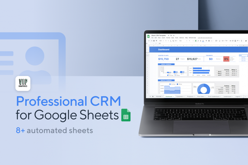 Google Sheets CRM Preview