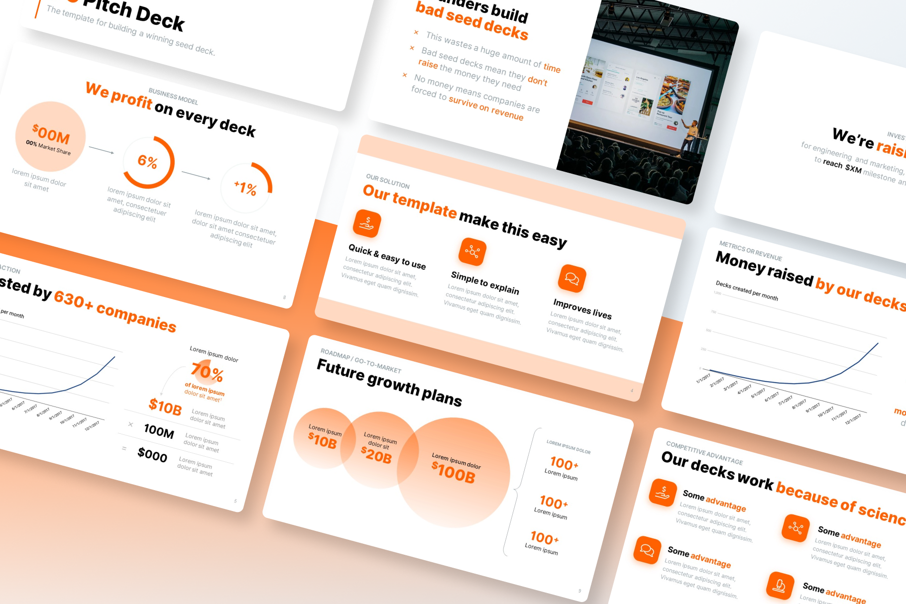 Y Combinator Pitch Deck Template VIP Graphics