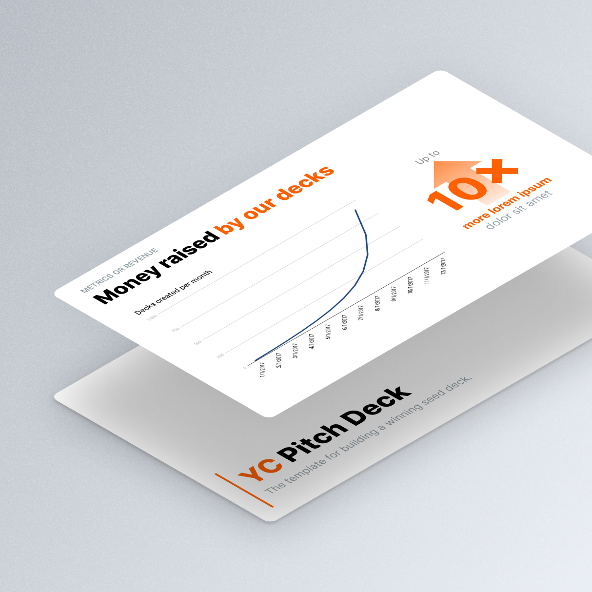 Y Combinator Pitch Deck Template VIP Graphics