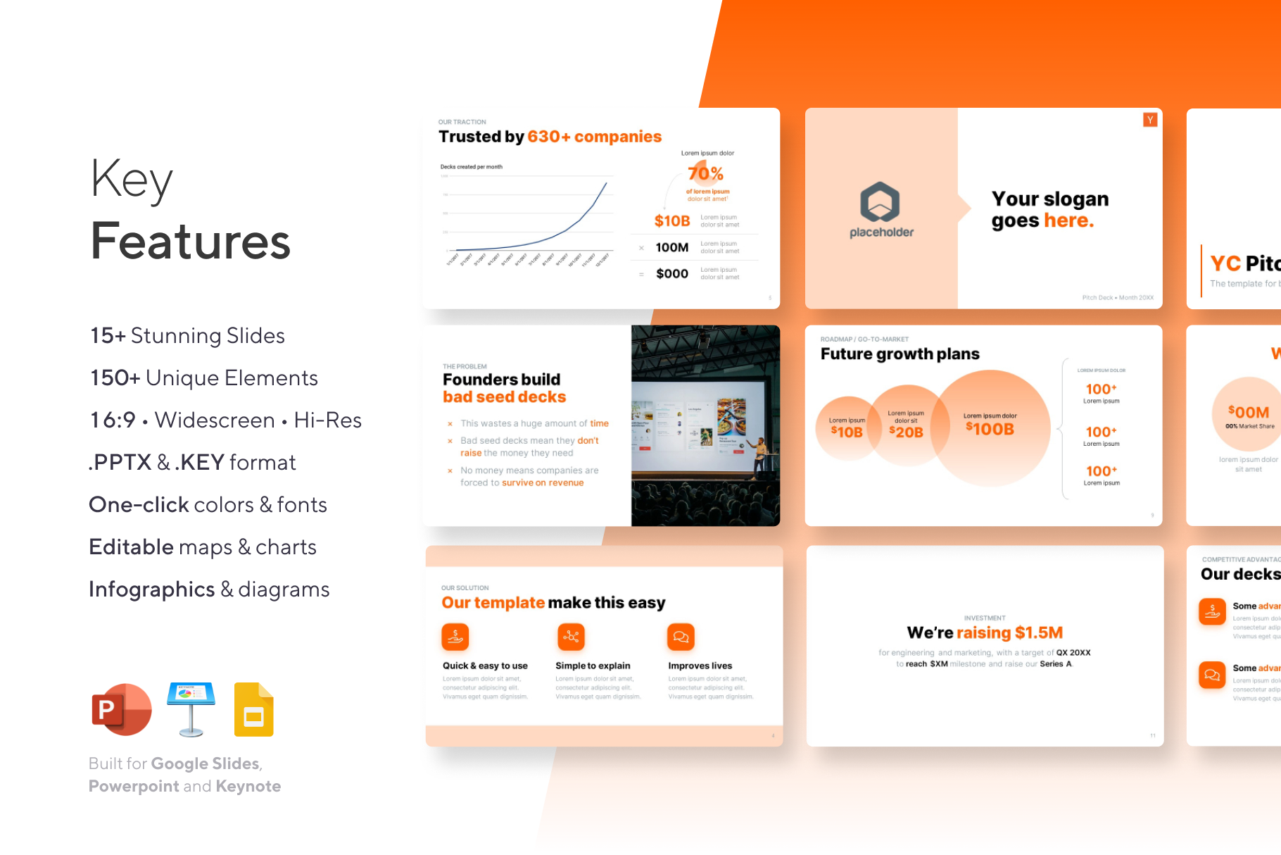 Y Combinator Deck Template