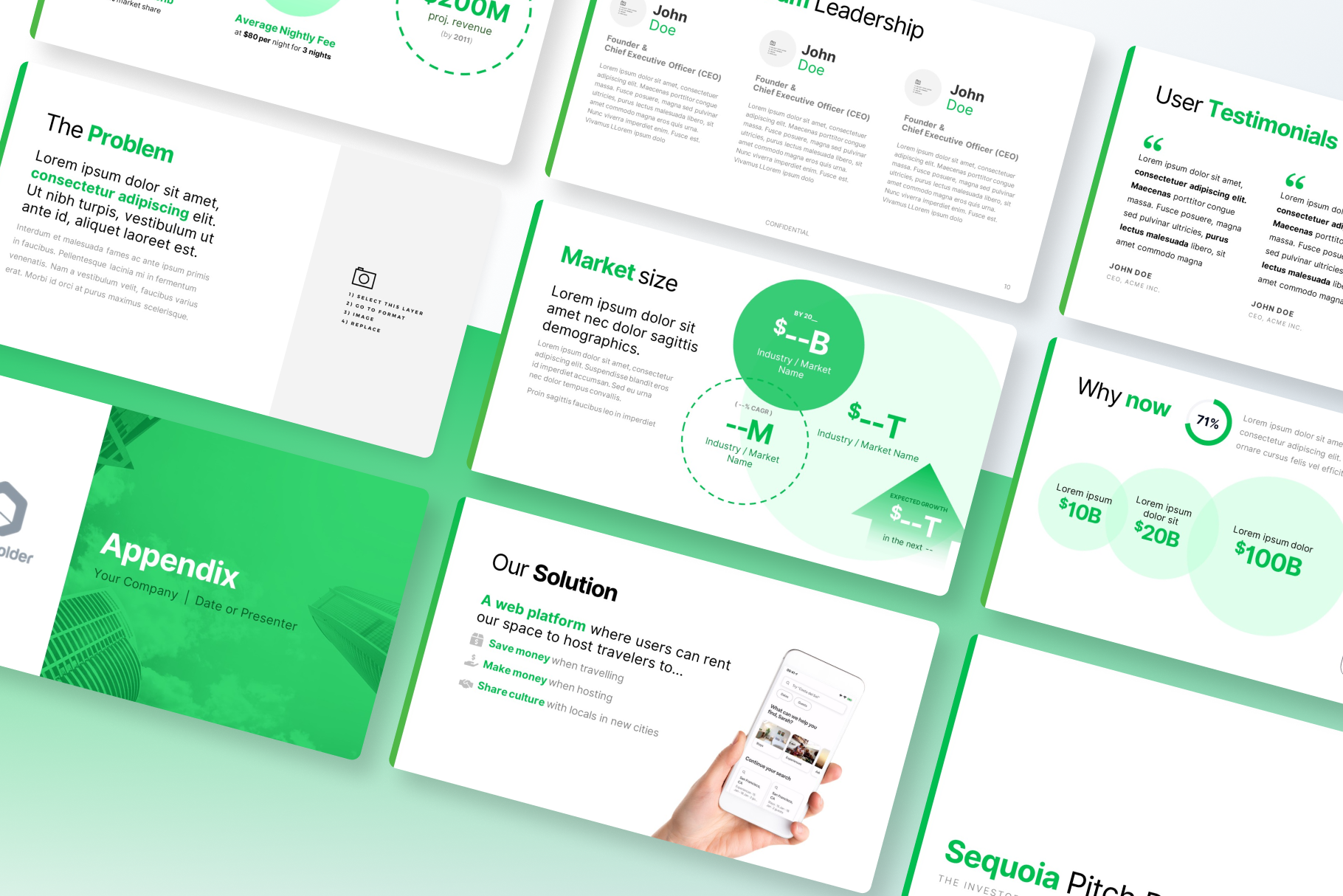 Sequoia Pitch Deck Template VIP Graphics