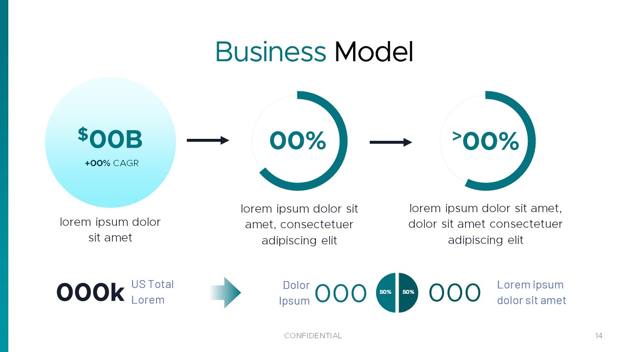 Business Model Slide - Guy Kawasaki Pitch Deck - Example Investor Presentation Problem Slide | VIP Graphics