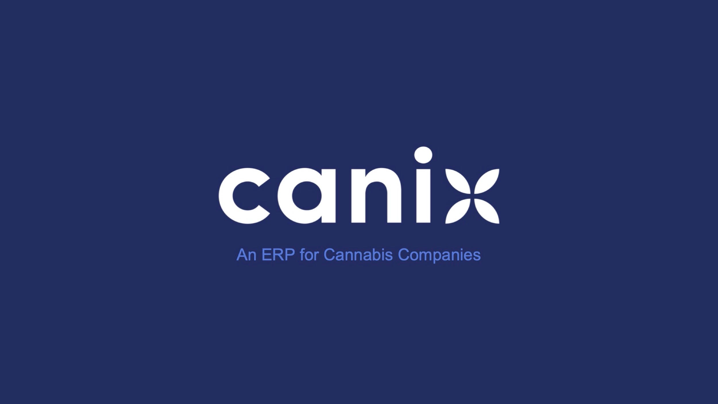 Canix (Cannabis Software) Pitch Deck: Title / Cover Slide — best pitch deck examples - $25M Seed | VIP Graphics