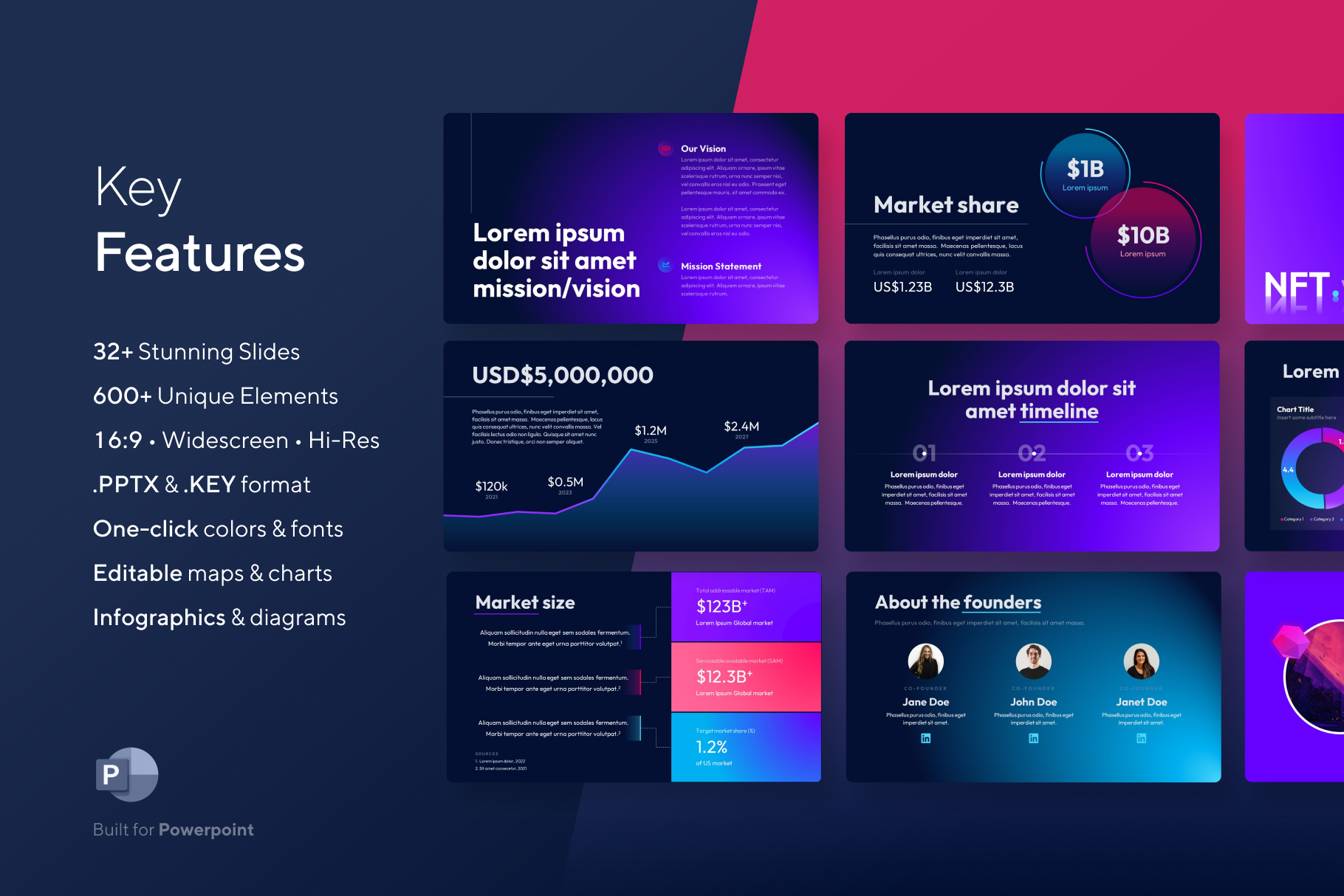 NFT Web3 Pitch Deck Template