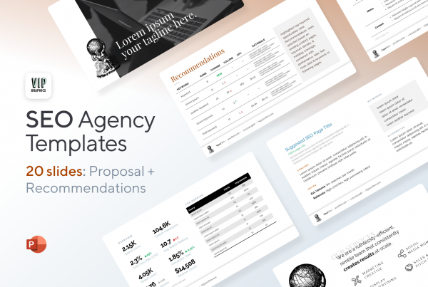 SEO Proposal & Recommendations Template: 20 slides for PowerPoint