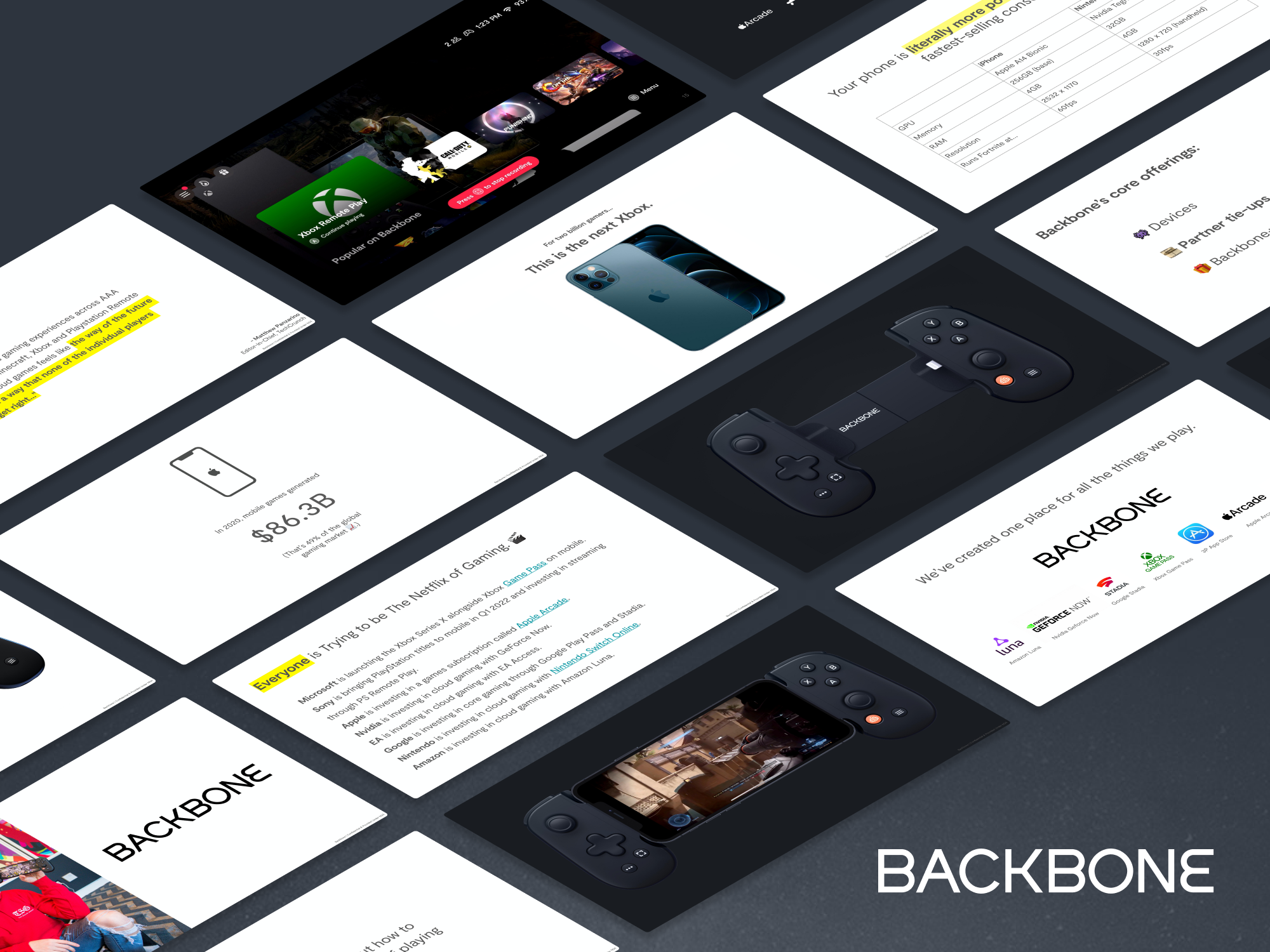 This pitch deck landed $40M for iPhone gaming startup Backbone