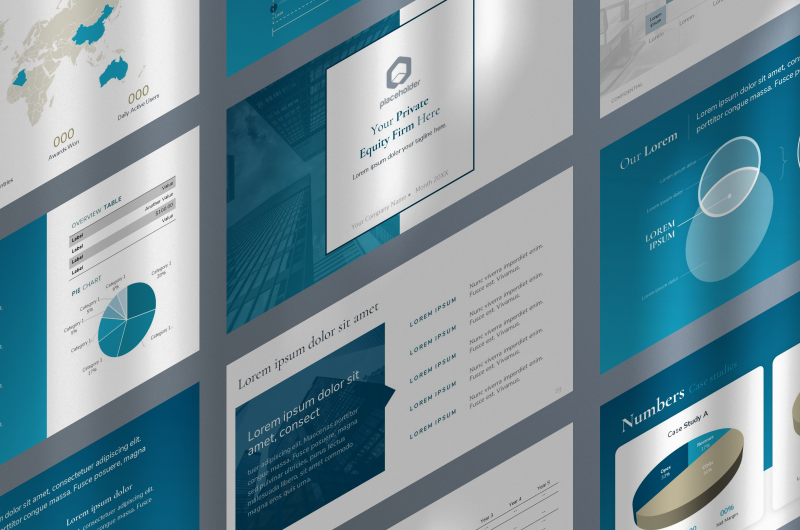 Figma Shadow Mockup + PE / Hedge Fund Pitch Deck Template for PowerPoint | VIP.graphics