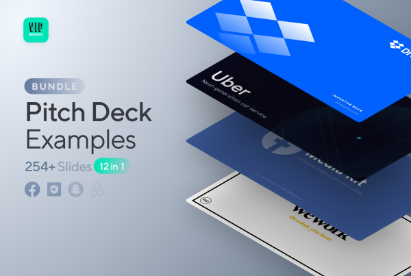 Pitch Deck Examples - Template Bundle: based on winning pitch decks that closed $1B+ for unicorns like Facebook, Uber, Airbnb, etc.