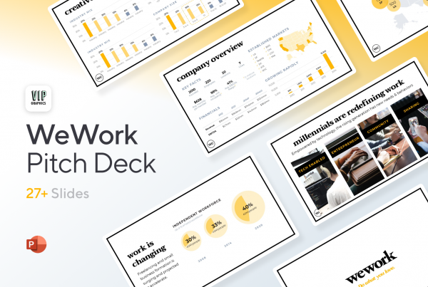 WeWork Pitch Deck Template
