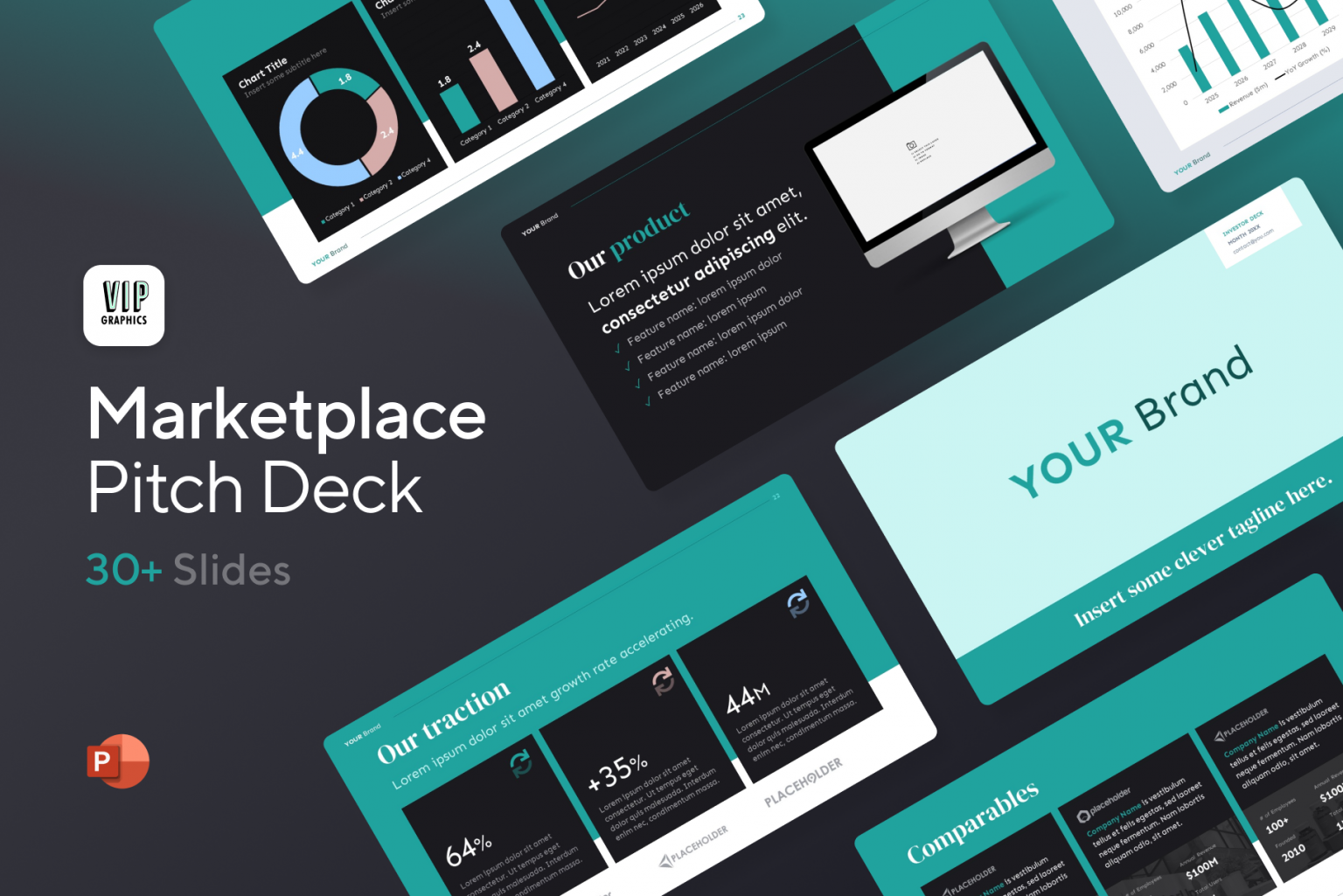 Marketplace Pitch Deck – VIP Graphics