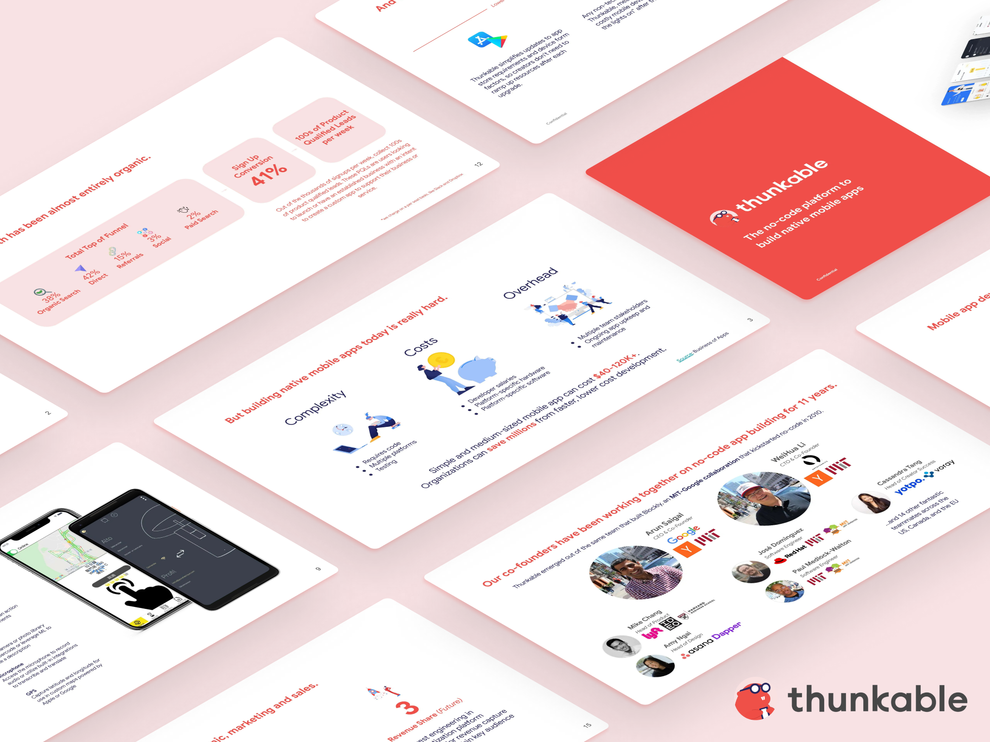 Thunkable Series B round: $30M pitch deck for no-code development