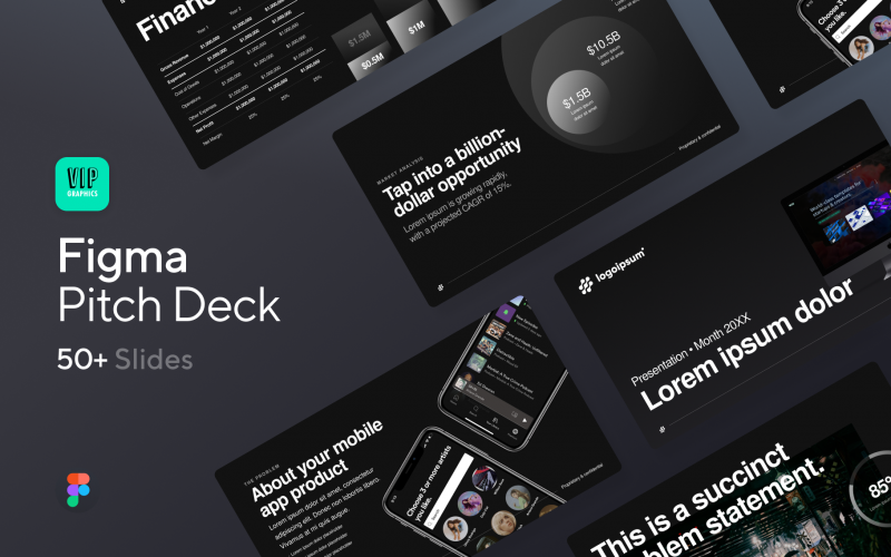 Figma Pitch Deck Template – VIP Graphics