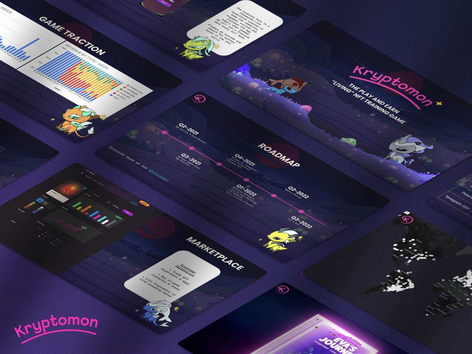 Crypto game Kryptomon raised $10M with this pitch deck