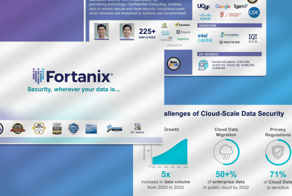 Fortanix Investor Presentation: best pitch deck examples - $90M Series C for B2B cybersecurity | VIP Graphics