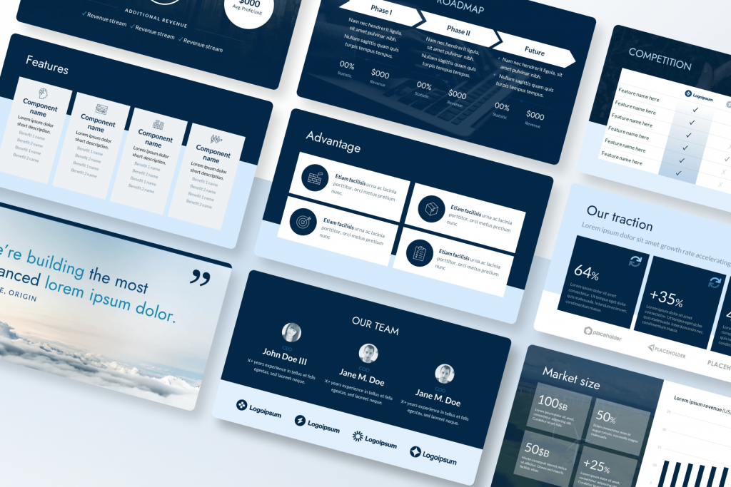nonprofit-presentation-template_vip.graphics-slides Charitable Good Pitch Deck - Philanthropy Investor Presentation Template for PowerPoint | VIP Graphics
