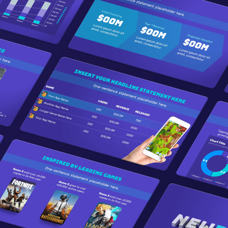 How-to create a Video Game Pitch Deck (+ Template) - Figma Perspective Mockup | VIP Graphics