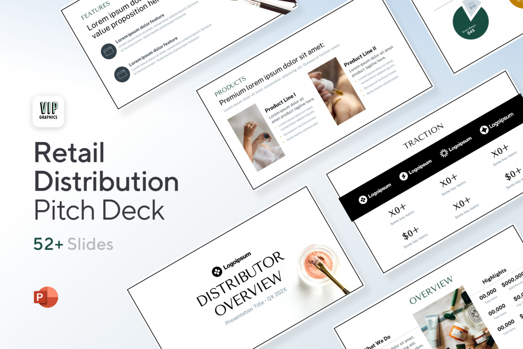 Retailer & Distributor Pitch Deck Template for PowerPoint