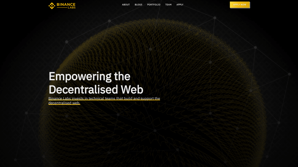 Binance Labs - Top 10 Web3 Venture Capital Investment Firms