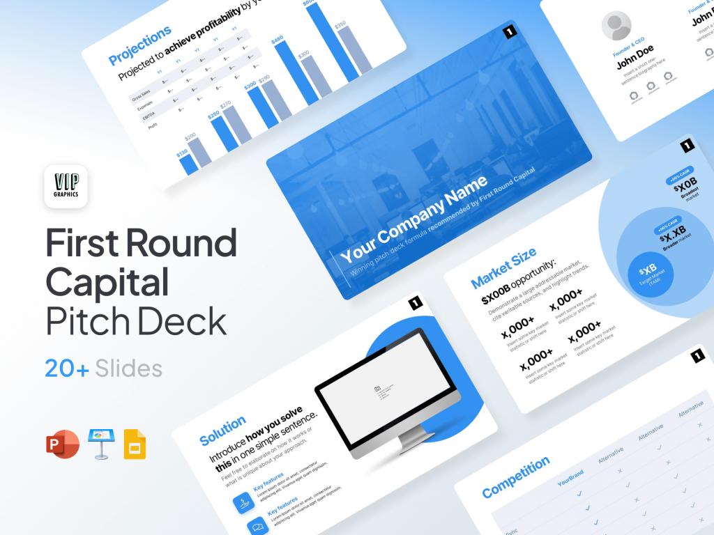 First Round Capital Pitch Deck: proven seed-stage investor presentation template