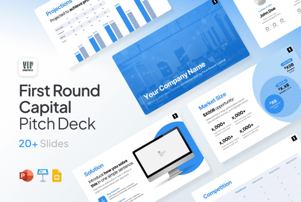 First Round Capital Pitch Deck: proven seed-stage investor presentation template