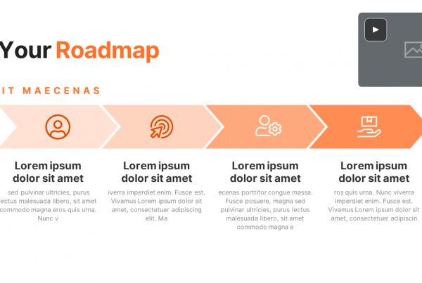 How-to create a pitch deck: Roadmap slide