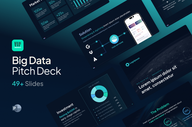big-data-pitch-deck-template_preview Big Data Pitch Deck Template - Investor Presentation for data intelligence & management startups | VIP Graphics