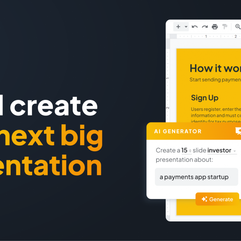 Instant AI for Google Slides: ChatGPT for presentation design