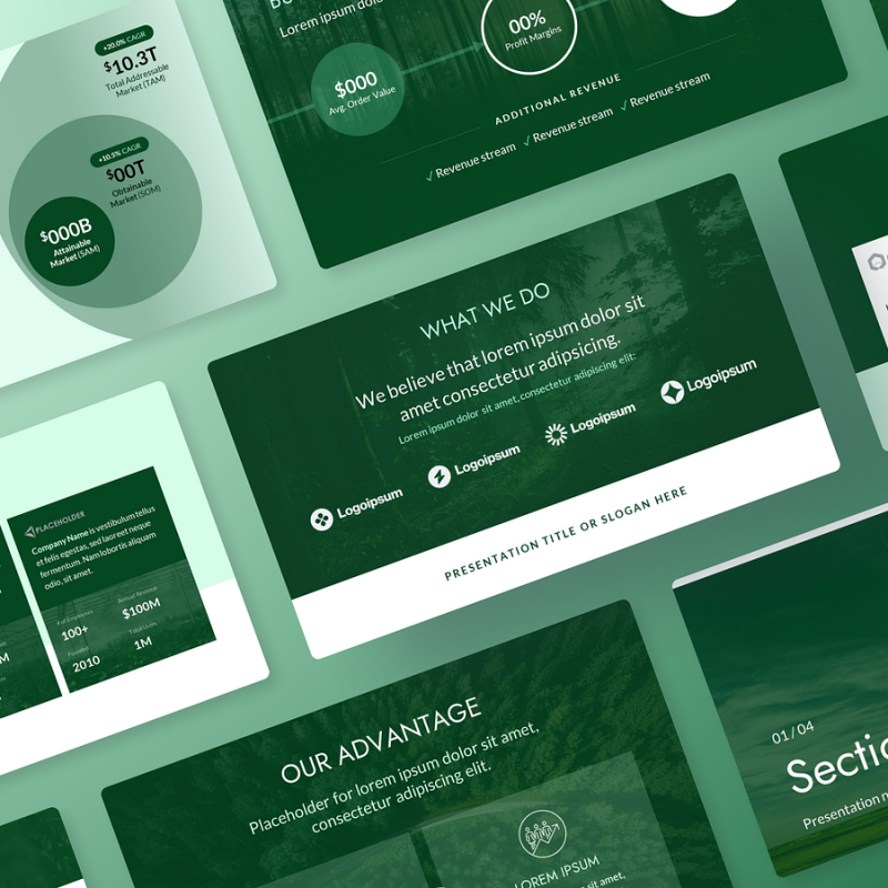 How to create a sustainability / climate tech pitch deck