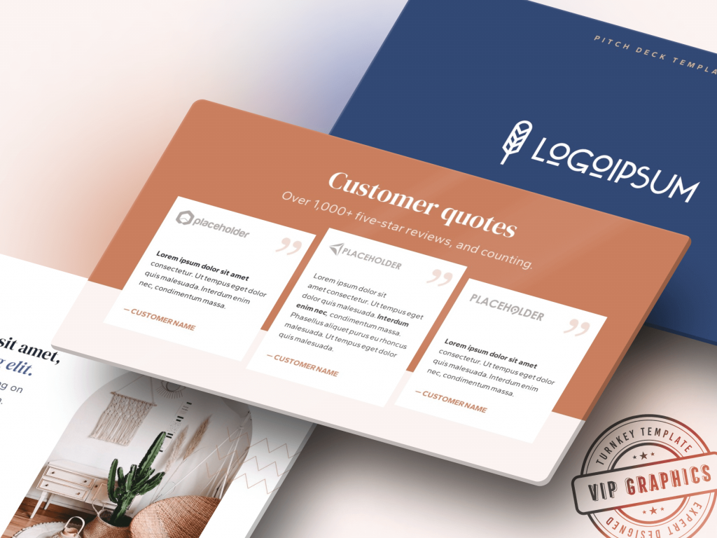 Natural Products Pitch Deck: for organic products & wellness startups, created by expert pitch deck designers