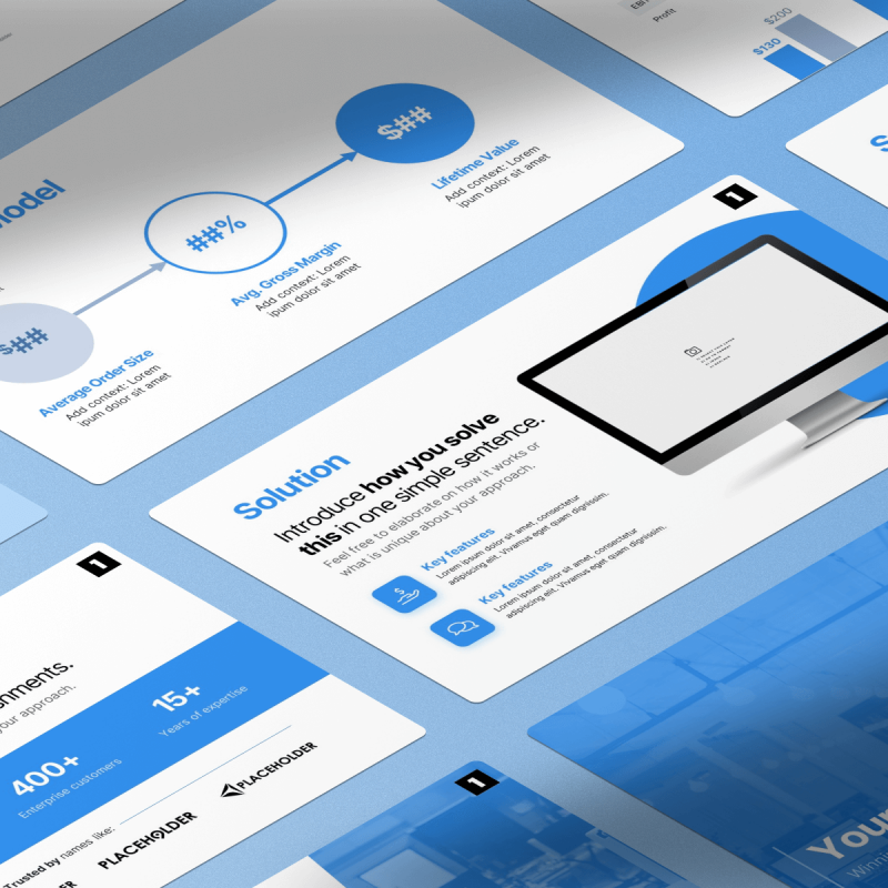 How to create a software / SaaS startup pitch deck