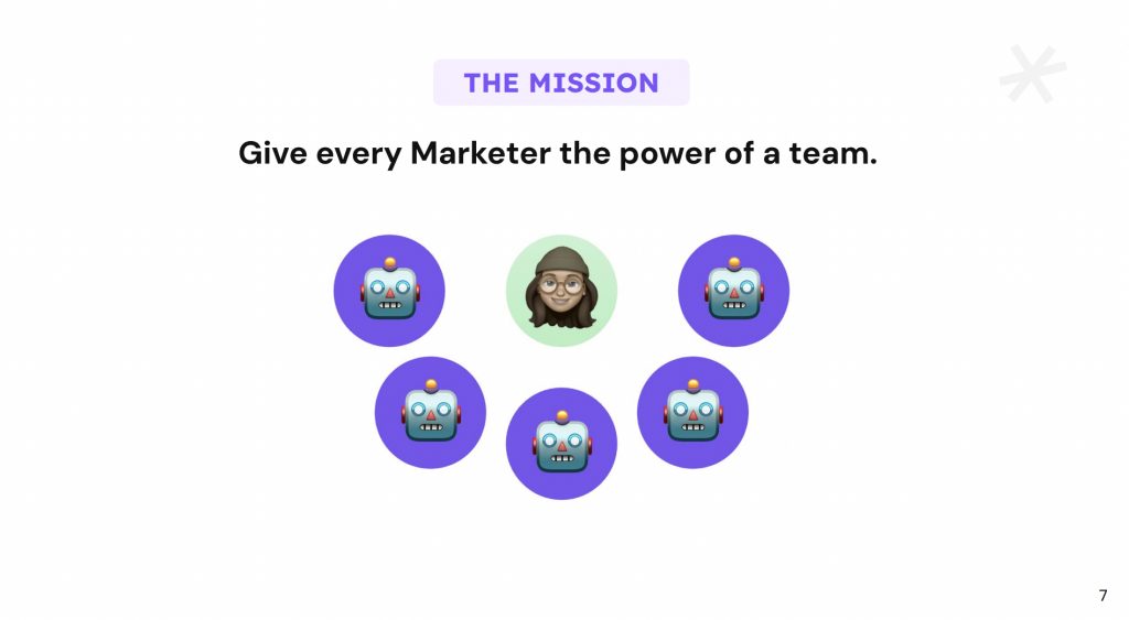 Arcane Pitch Deck - Mission Slide: Best pitch deck examples - $5M seed round for marketing automation | VIP Graphics