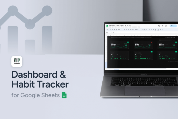 Google Sheets Habit Tracker Dashboard Template