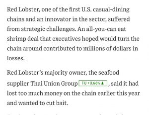 Red Lobster Bankruptcy (2024)