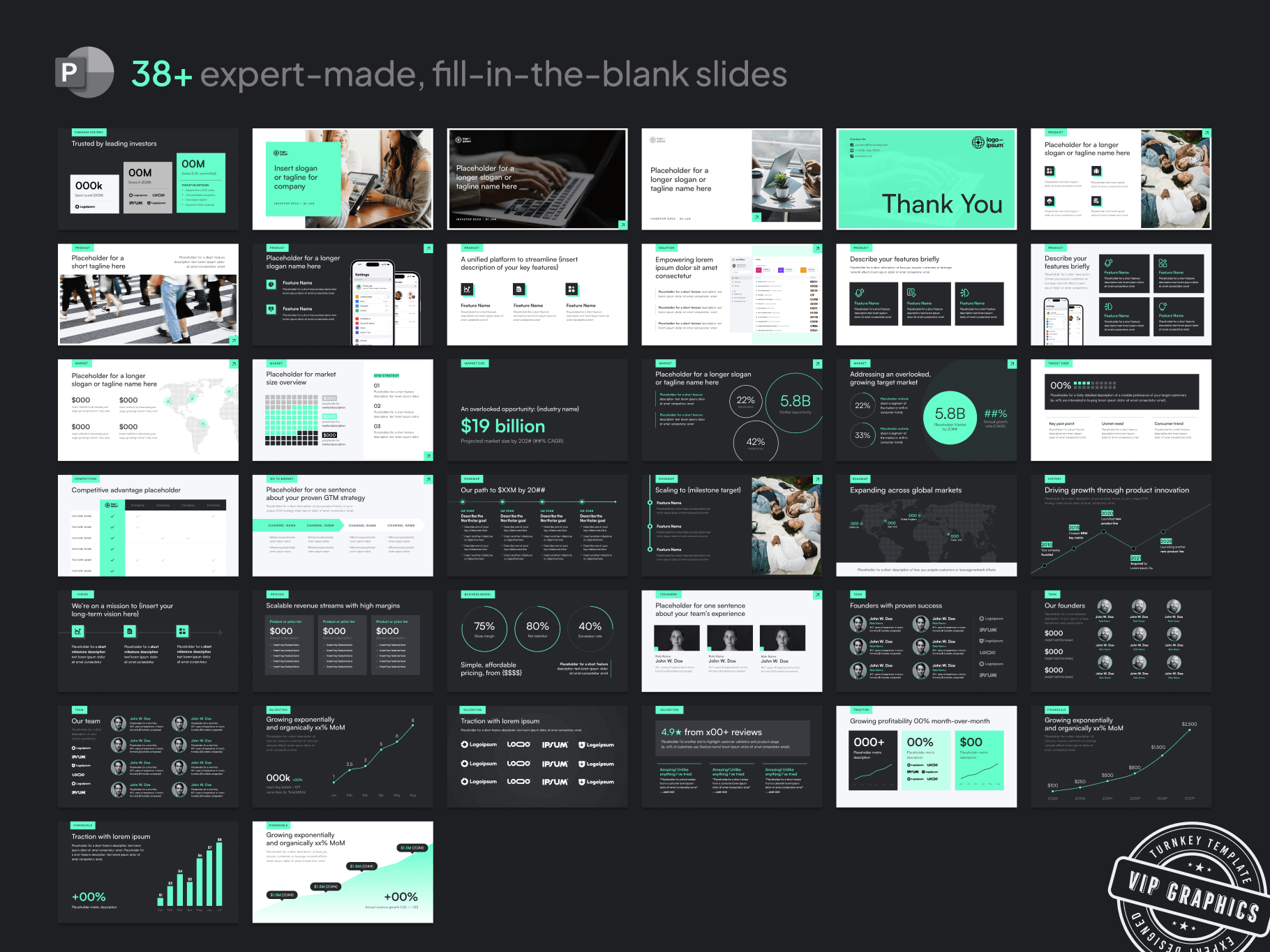 Turnkey Pitch Deck Template